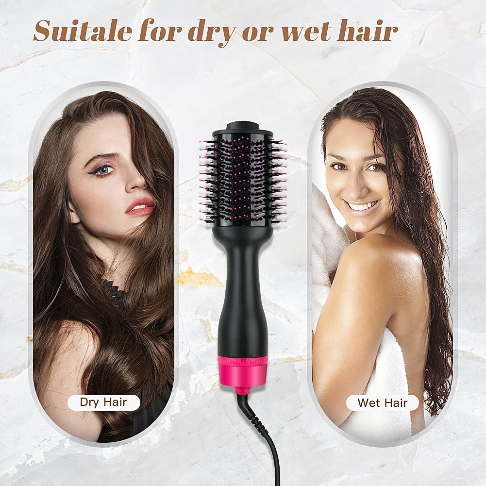 Hot Air One-Step Hair Dryer Negative Ion Anti-Frizz Blowout for