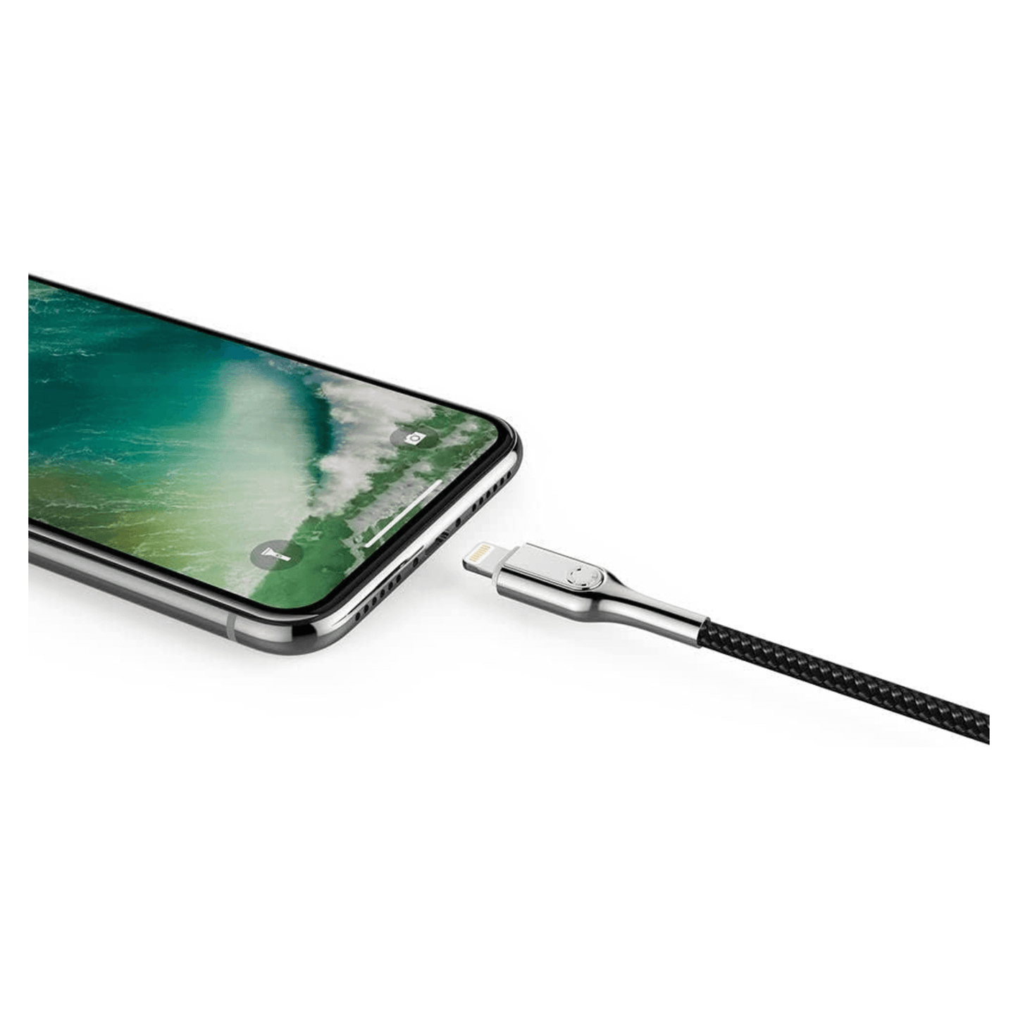 Cygnett Armoured Lightning to USB-A Braided Fast Charging Cable 1M Fle