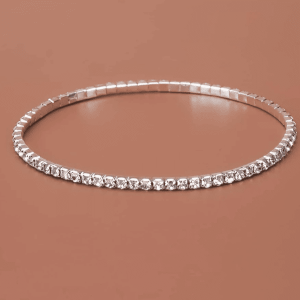 Rhinestone Stretch Anklet