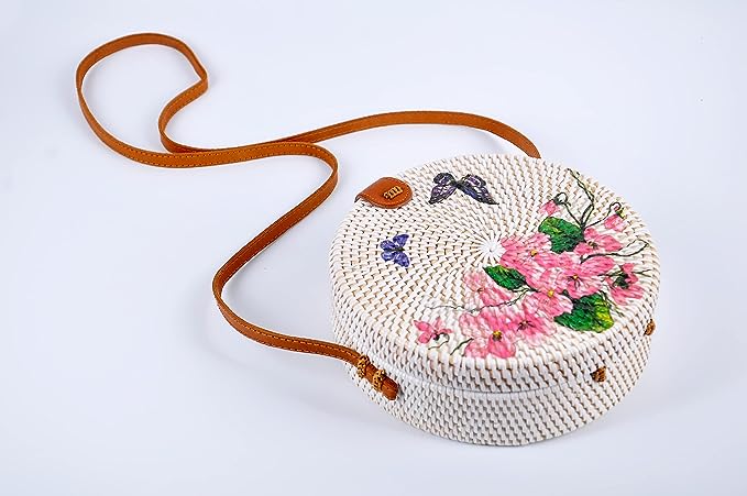 Handbags Women Handwoven Bag with Leather Strap Crossbody Bag