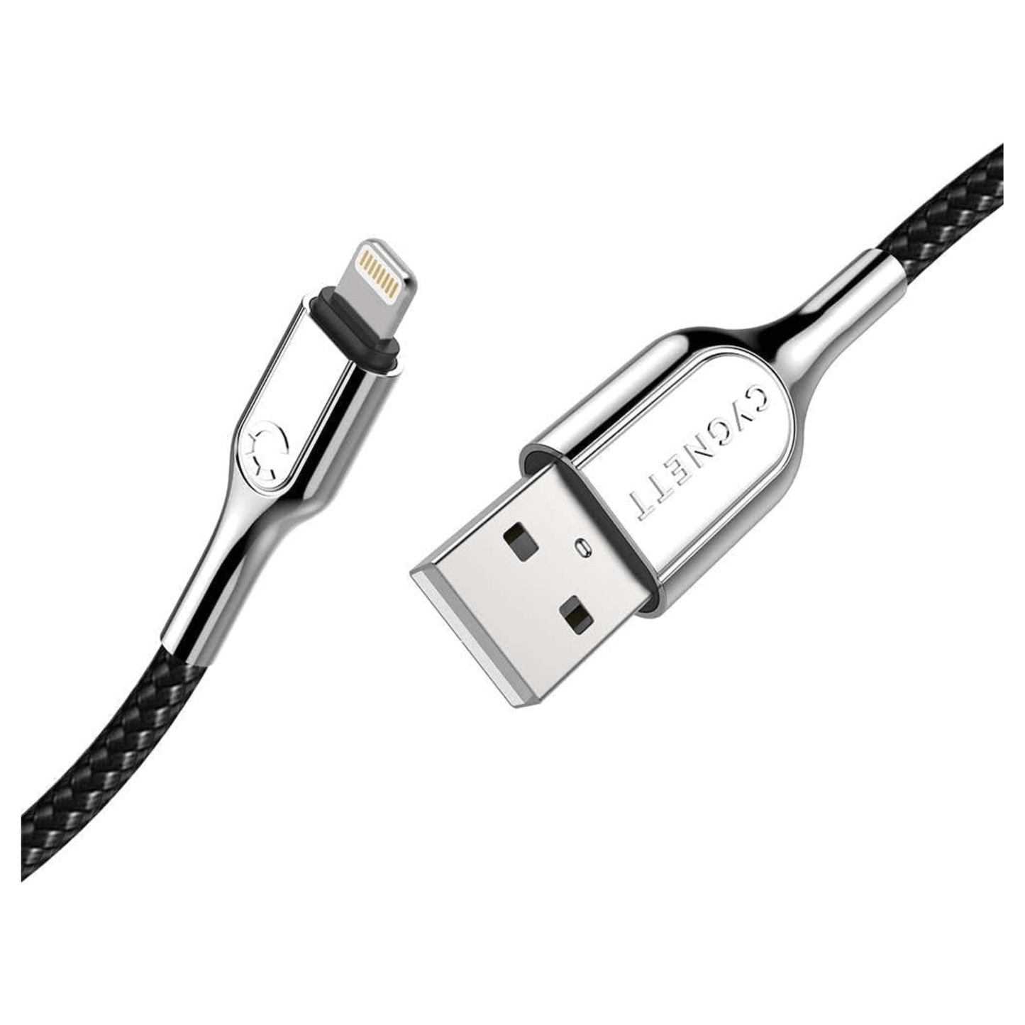 Cygnett Armoured Lightning to USB-A Braided Fast Charging Cable 1M Fle