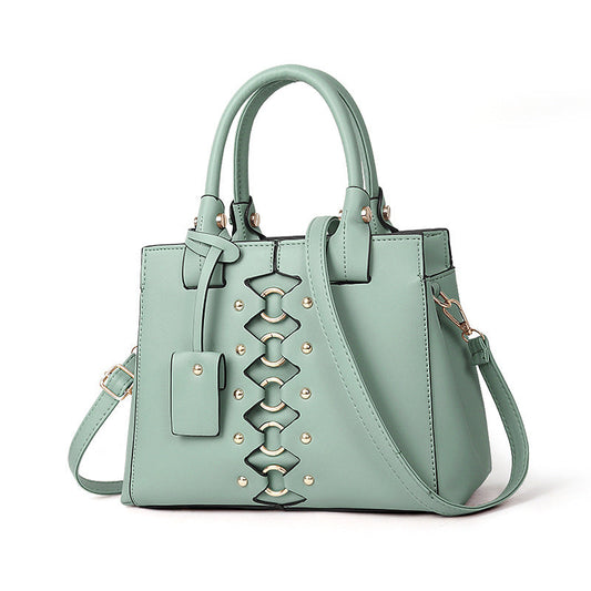 Japanese Style PU Leather Handbag For Women