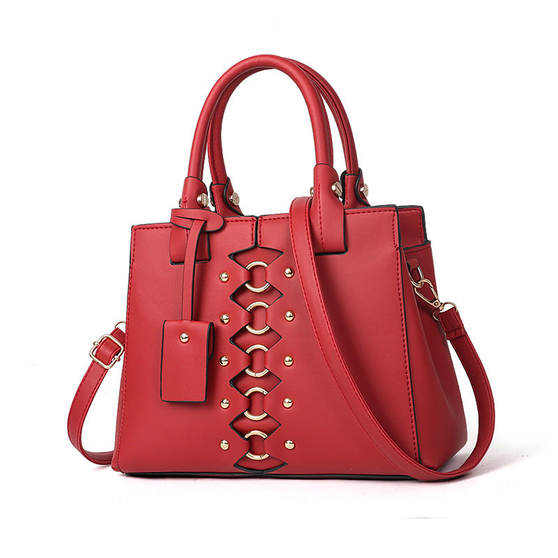 Japanese Style PU Leather Handbag For Women