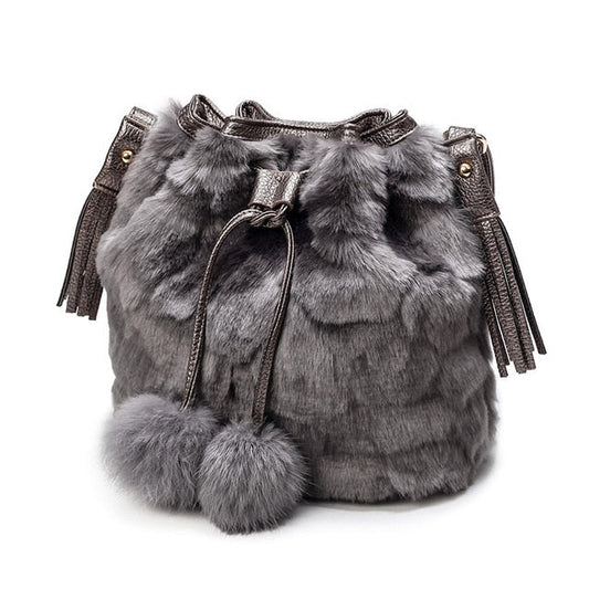 Fashion Plush Handbag For Women