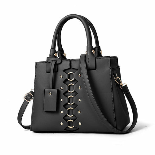 Japanese Style PU Leather Handbag For Women