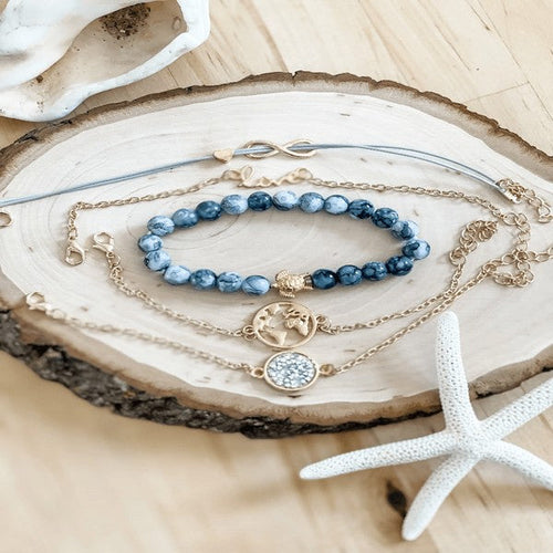 Ocean World 5-Piece Bracelet Set