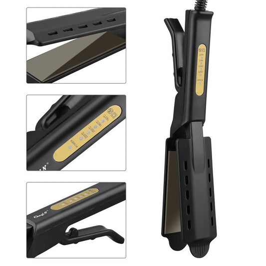 Professional Hair Straightener Wet Dry Straight Plate Flat Iron Fast