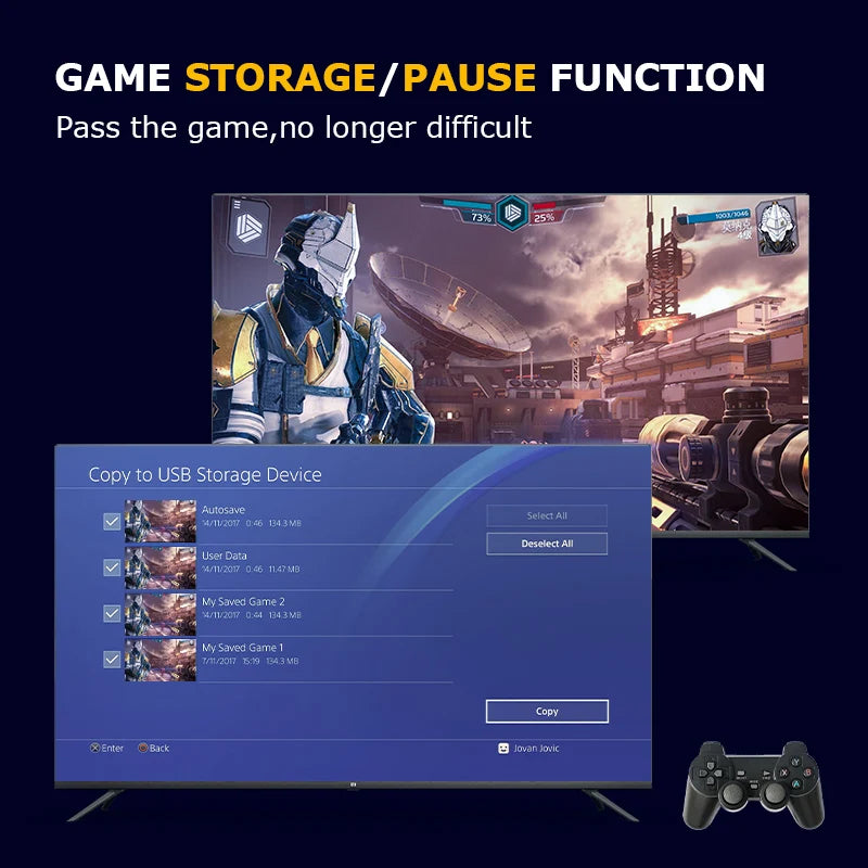 Kinhank Video Games Consoles Super Console X Cube Retro Game Console with 60,000+ Classic Games Compatible with PSP/PS1/DC,Etc