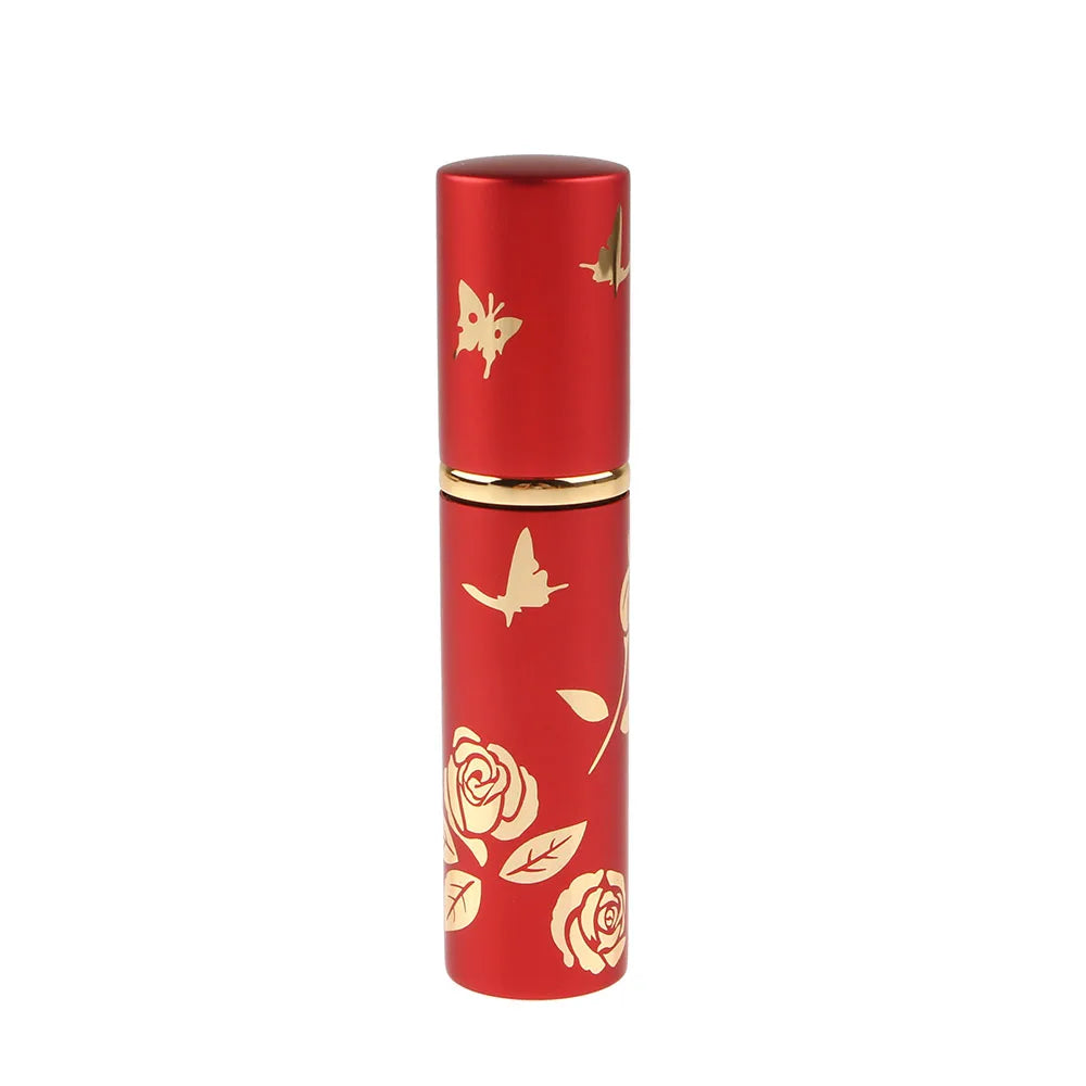 10ml Portable Mini Refillable Perfume Bottle Glass Tank Metal Case Aluminum Empty Cosmetic Containers Spray Atomizer Pump Bottle