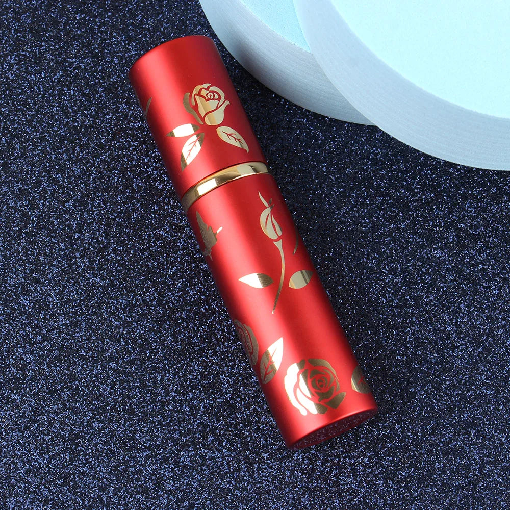 10ml Portable Mini Refillable Perfume Bottle Glass Tank Metal Case Aluminum Empty Cosmetic Containers Spray Atomizer Pump Bottle