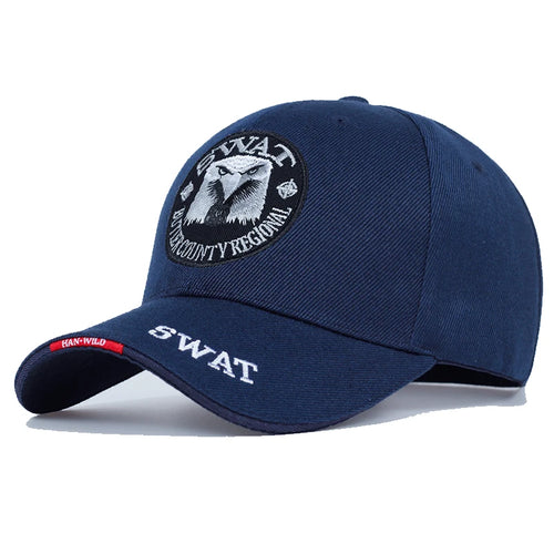 SWAT Army Cap Male Embroidered Eagle Black Baseball Caps Men Gorras