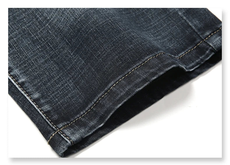 Casual Slim Fit Shorts For Men Demin Jogger Streetwear Style Male Clothes Short Pants Biker Knee Length Luxury Hip Hop Jeans CQY