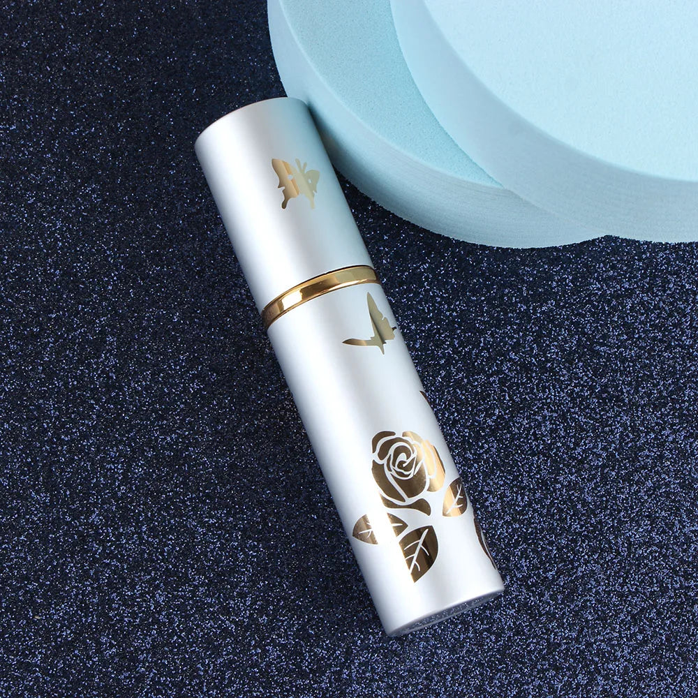 10ml Portable Mini Refillable Perfume Bottle Glass Tank Metal Case Aluminum Empty Cosmetic Containers Spray Atomizer Pump Bottle