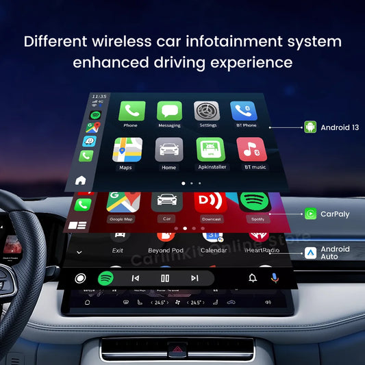 Carlinkit Plus Box Android 13 CarPlay Android Auto Wireless Android Tv Box Carlinkit Pro Support Netfilx Youtube IPTV