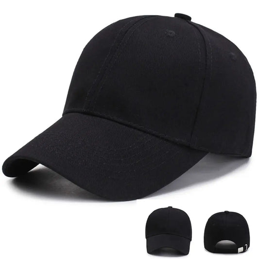 Baseball Caps Black for Mens Women Sports Cap Adjustable Cotton