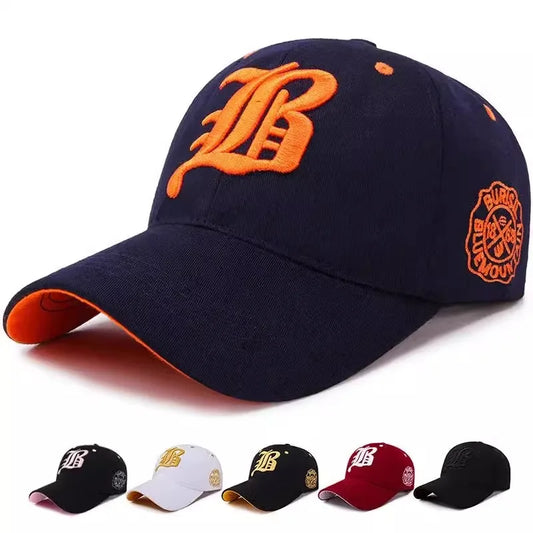 Men Women's Baseball Cap Summer Cotton Hat Embroidery Snapback Hip-Hop