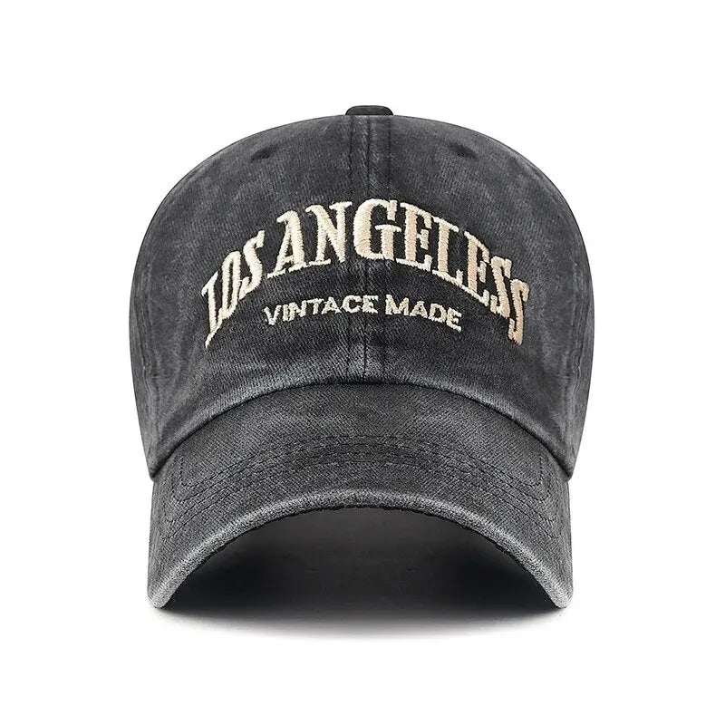 New Soft Top Washed Vintage Coated Cloth Cap Three-Dimensional