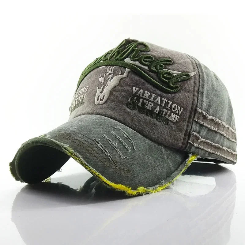 Retro Canvas Denim Patchwork Snapback Hat Vintage Unisex Baseball Cap for Men And Women Autumn Hip Hop Style Summer Wear