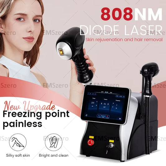 Multifunction 3500W Freezing Point Private Parts Body Face 808nm Diode Laser Hair Removal Machine Permanent Painless Epilator