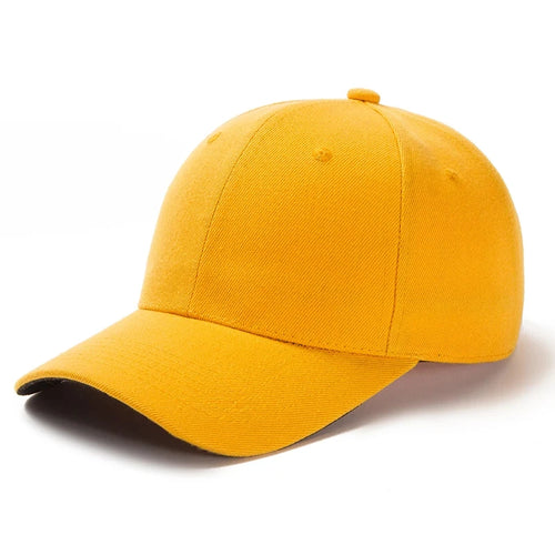 Unisex Cap Casual Plain Baseball Cap Adjustable Snapback Hats For