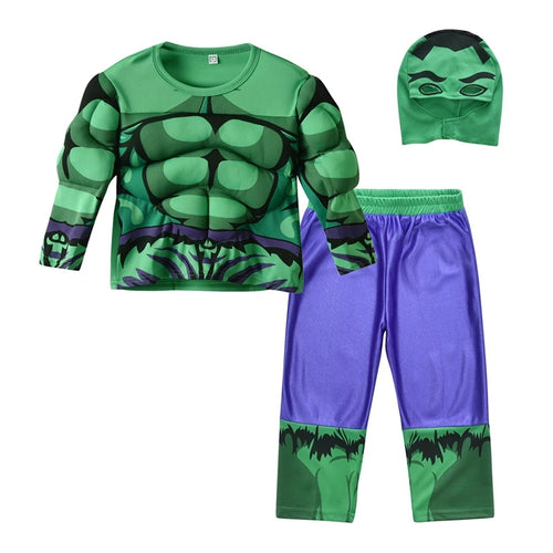 MINISO Superhero Hulk Captain America Cosplay Costume Boy Girl Clothes