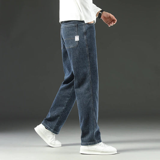 2025 New Y2K  Autumn and Winter Baggy  Jeans Men's Autumn and Winter