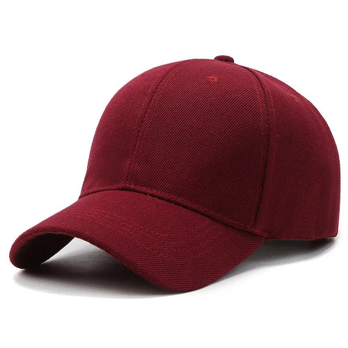Unisex Cap Casual Plain Baseball Cap Adjustable Snapback Hats For
