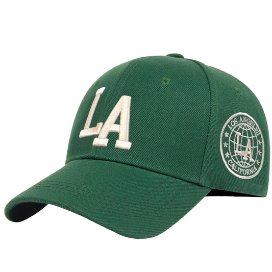 LA letter Baseball cap Casual women's fashion letter embroidered visor