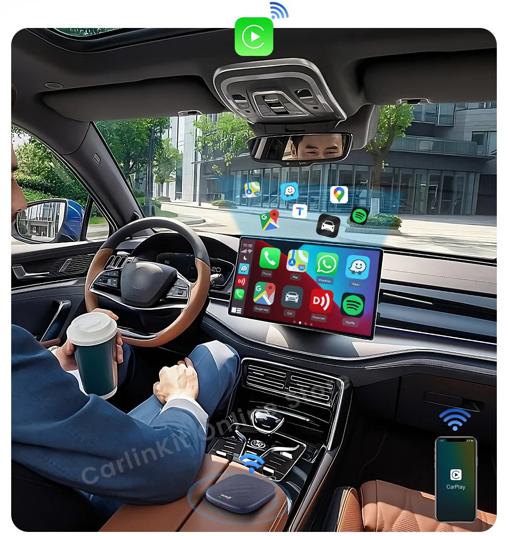 Carlinkit Plus Box Android 13 CarPlay Android Auto Wireless Android Tv Box Carlinkit Pro Support Netfilx Youtube IPTV