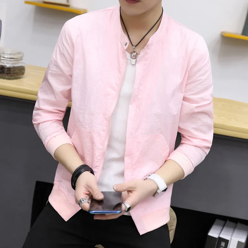 2024 Summer Student Rain Jacket Men Women Sun Protection Fishing Hunting Quick Dry Ice Silk Outdoor Windbreaker Jacket Men