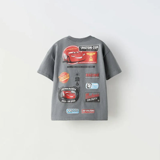 Disney Clothes New Children Fashion Casual Tshirt White Round Neck