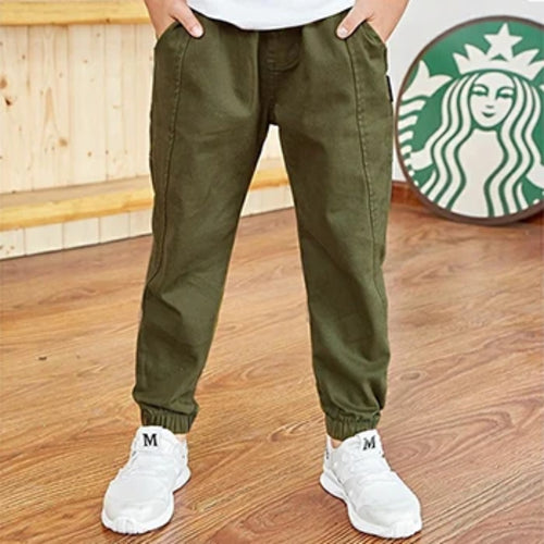Spring Autumn Cotton Boys Pants Children Trousers Casual Kids Sports