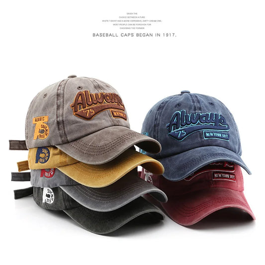 Embroidered Baseball Cap For Women Men New Spring Summer Solid Sunhat