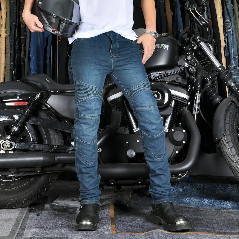 Motorcycle Pants Men Moto Jeans Protective Gear Riding Touring