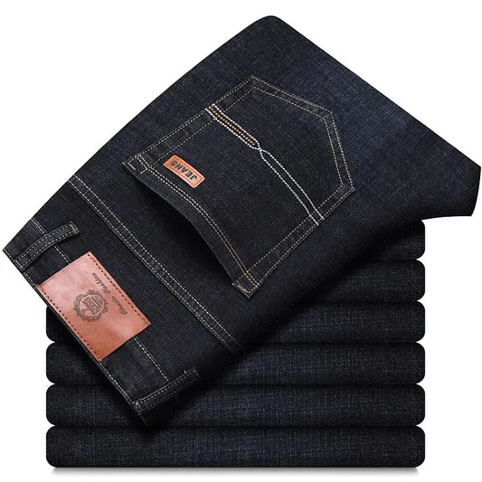 New Men Classic Jeans Jean Homme Pantalones Hombre Men Mannen Soft