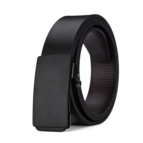 Fashion Business Men'S Belt Genuine Luxury Brand Belt Automatic Buckle