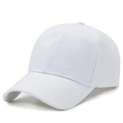 Unisex Cap Casual Plain Baseball Cap Adjustable Snapback Hats For
