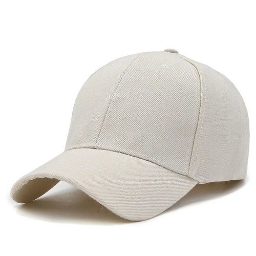 Unisex Cap Casual Plain Baseball Cap Adjustable Snapback Hats For