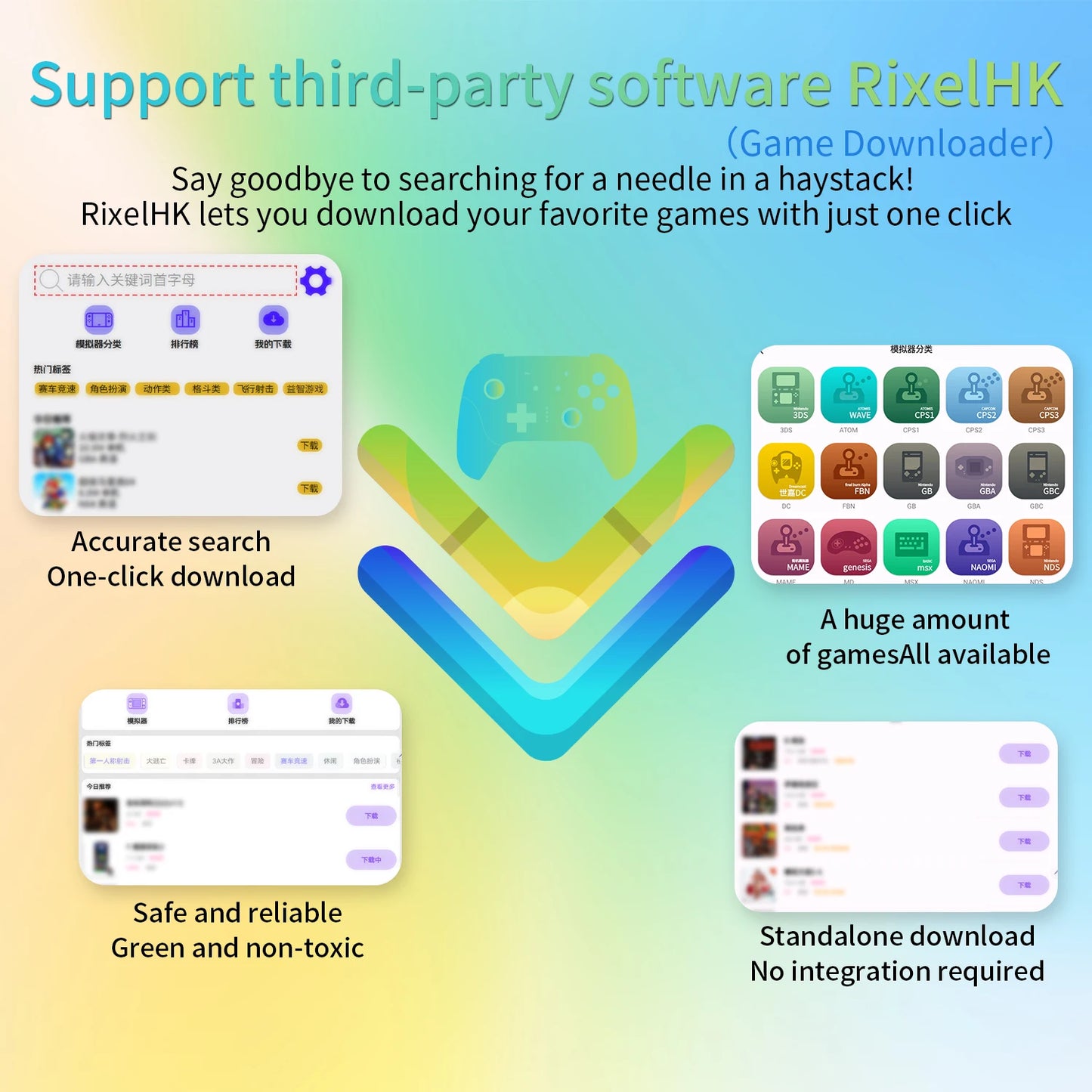 ANBERNIC RG40XX H Retro Handheld Game Console 4.0 inch IPS Linux 64-bit RGB Joystick Video Gaming Player Support HDMI Connection