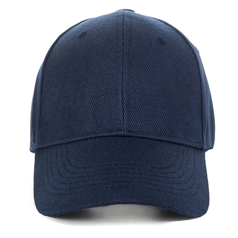 Unisex Cap Casual Plain Baseball Cap Adjustable Snapback Hats For