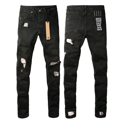 24fw American Fashion Brand KSUBI New Retro Washed Light Colored Jeans