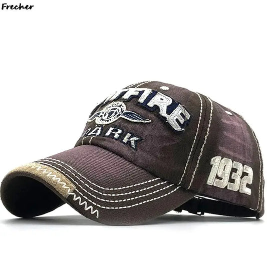 Men Rock Hip Hop Snapback Hat School Jeans Hat Letter Baseball Cap