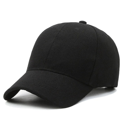 Unisex Cap Casual Plain Baseball Cap Adjustable Snapback Hats For