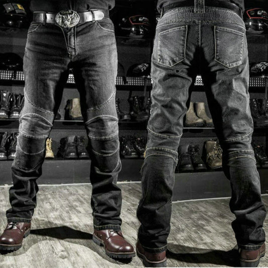 Motorcycle Riding Jeans Men Outdoor Moto Jeans Protective Knee Hip
