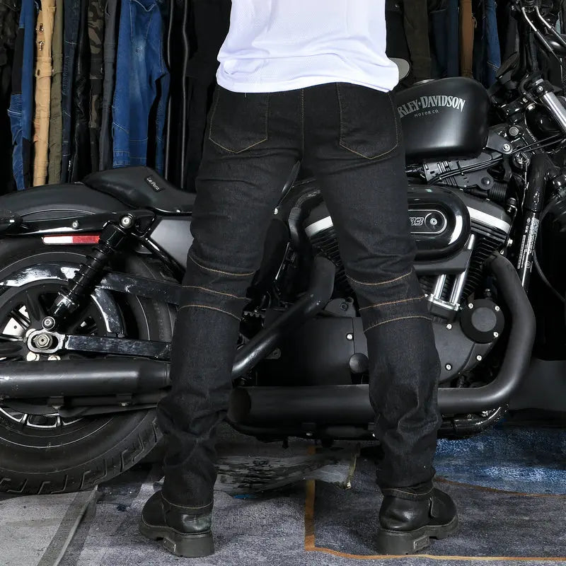 Motorcycle Pants Men Moto Jeans Protective Gear Riding Touring