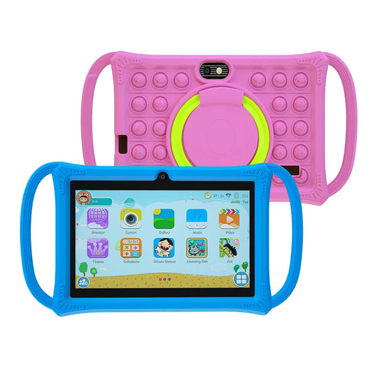 7.0 Inch Tablet PC Quad Core 4GB RAM 64GB ROM Children's best Gifts Android 12 Kids Game Educational Learning Tablets