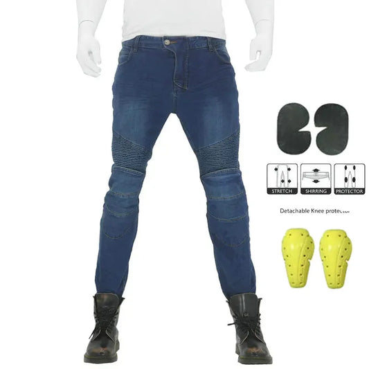 Motorcycle Pants Men Moto Jeans Protective Gear Riding Touring