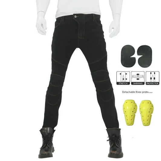 Motorcycle Pants Men Moto Jeans Protective Gear Riding Touring
