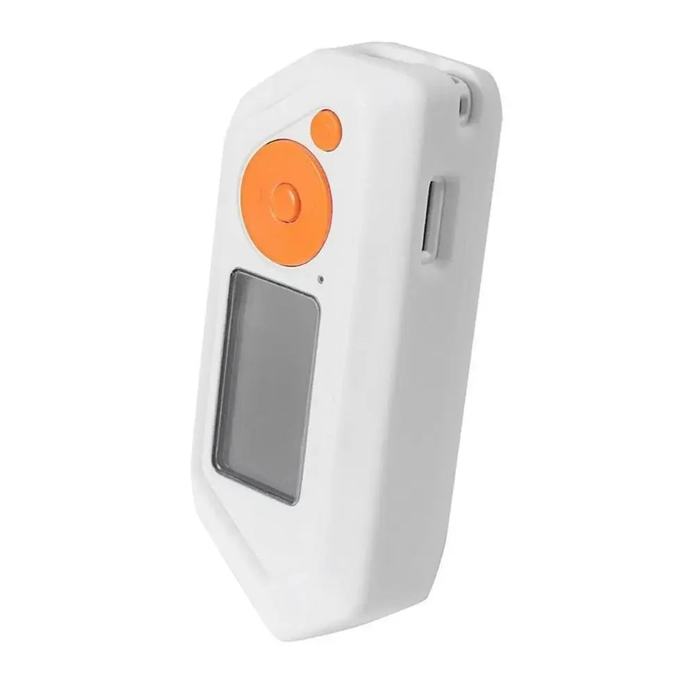 1PC White/Orange Anti-slip Silicone Case For Flipper Zero Game Console Protective Cover For Kids Game Accessories