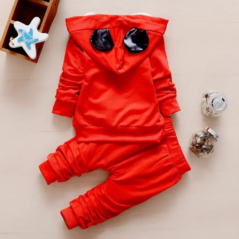 Spring and Autumn New Products Boys Clothes Set Cute Mickey Cotton